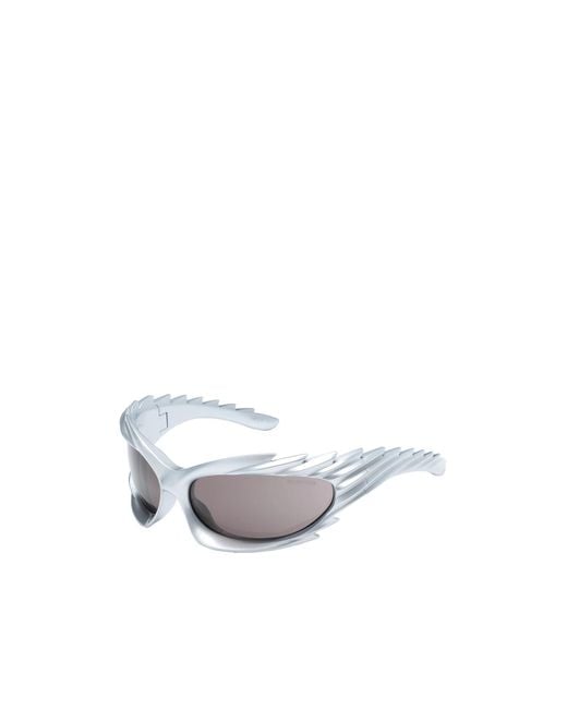 Balenciaga White Plastic-Framed Glasses for men