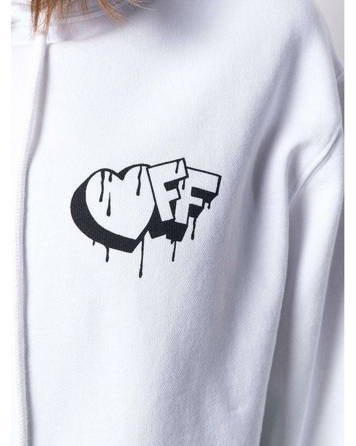 Off-White c/o Virgil Abloh White Logo Printed Sweater