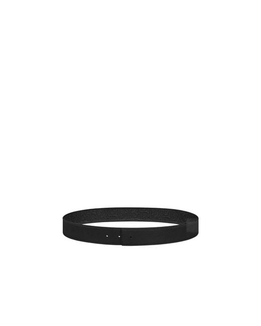 Dior White Reversible Belt Strap for men