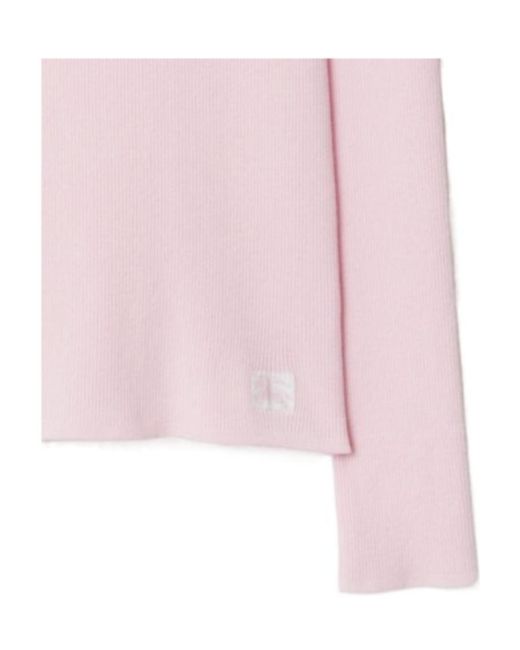 Burberry Pink Turtleneck Knitted Jumper
