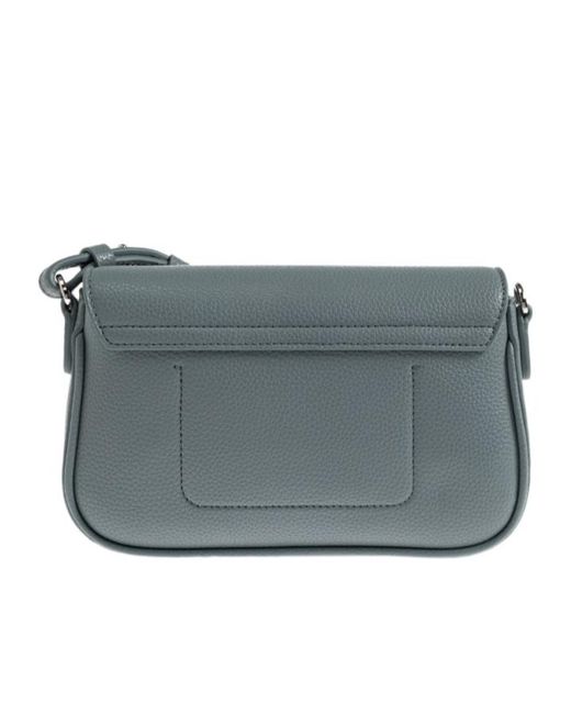 Emporio Armani Gray Logo Strap Shoulder Bag