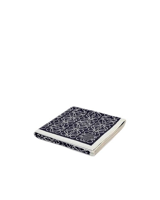 Loewe White Anagram Towel