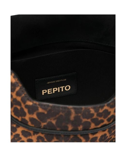 Jérôme Dreyfuss Brown Medium Pepito Tote Bag