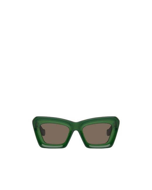 Loewe Green Cat Eye Frame Sunglasses