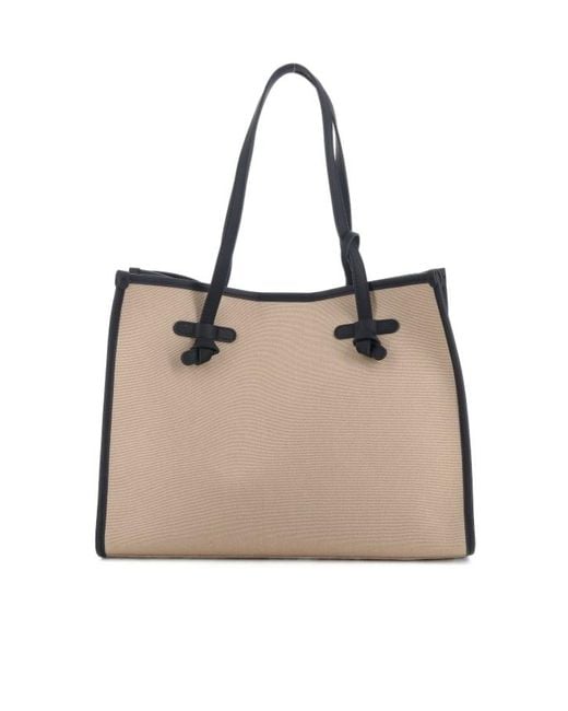 Gianni Chiarini Natural Logo Shoulder Bag