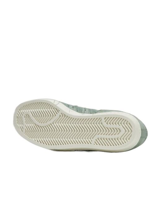 Y-3 Green Superstar Stitch-Embellished Sneakers for men