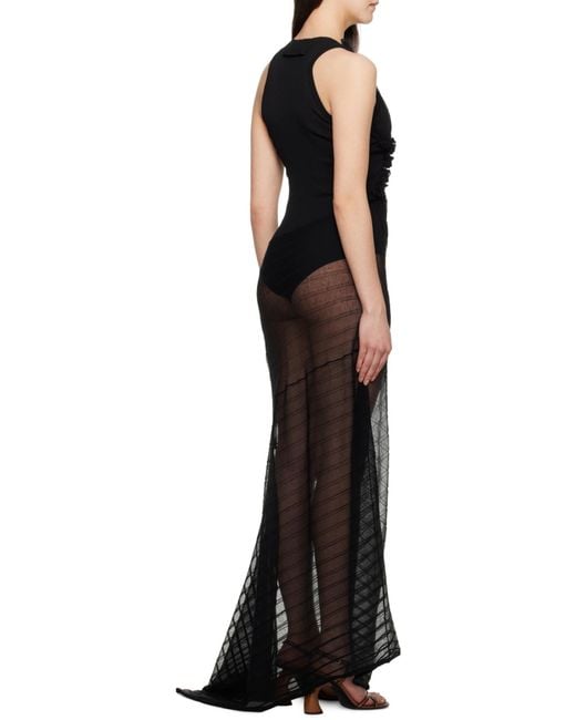 Victoria Beckham Black Sleeveless Dress