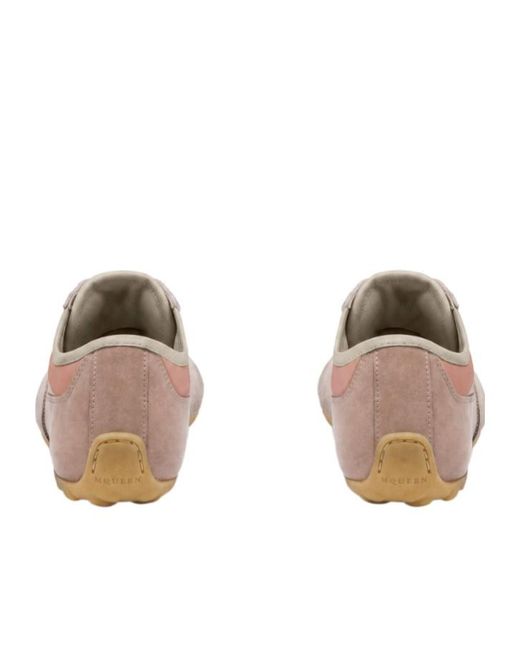 McQueen Pink Boxe Lace-Up Sneakers