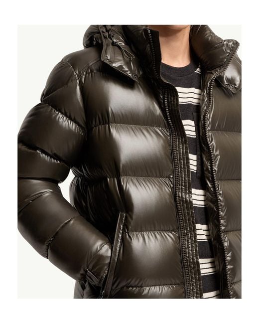Moncler Green Maya Hooded Short Down Jacket for men
