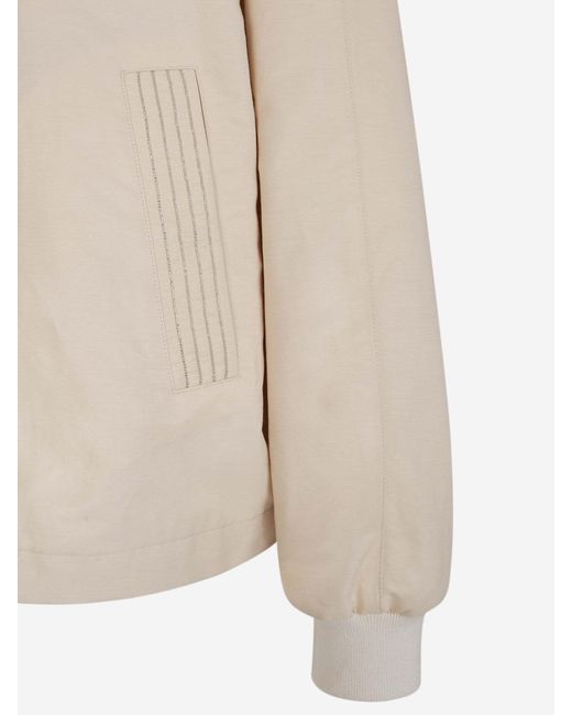 Peserico Natural Hooded Technical Jacket