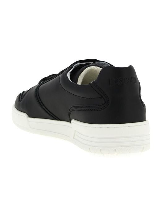 Moschino Black Kevin Low-Top Sneakers for men