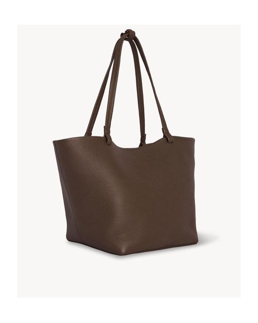The Row Brown Park Tote Three Leather Bag