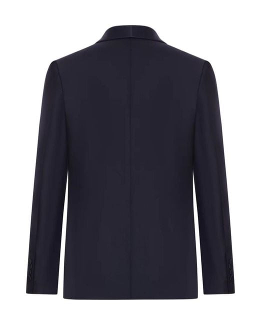 Tagliatore Blue Long-Sleeve Suit Set for men