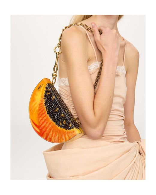 Chloé Orange Chloé Tropicus Papaya Minaudière Shoulder Bag