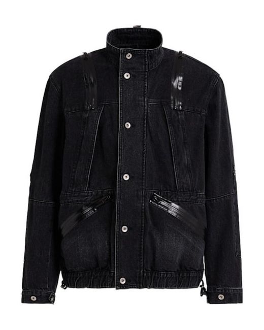 Sacai Black Denim Jacket for men