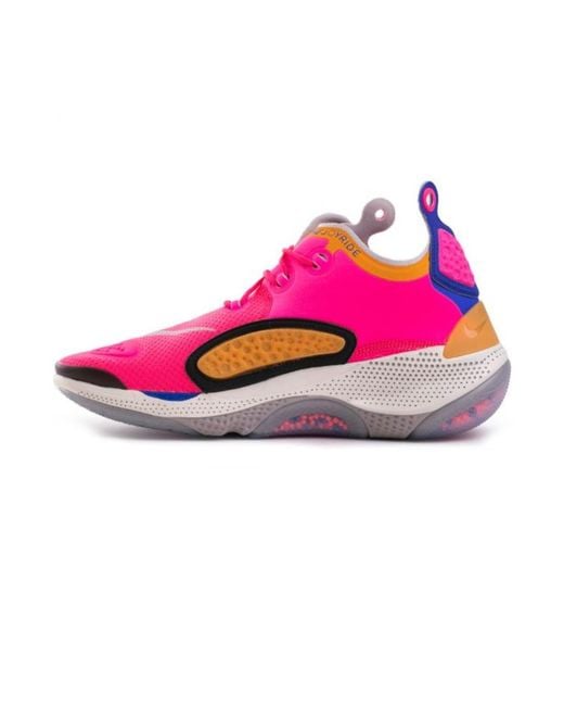 Nike Pink Perforated Detail Sneakers for men