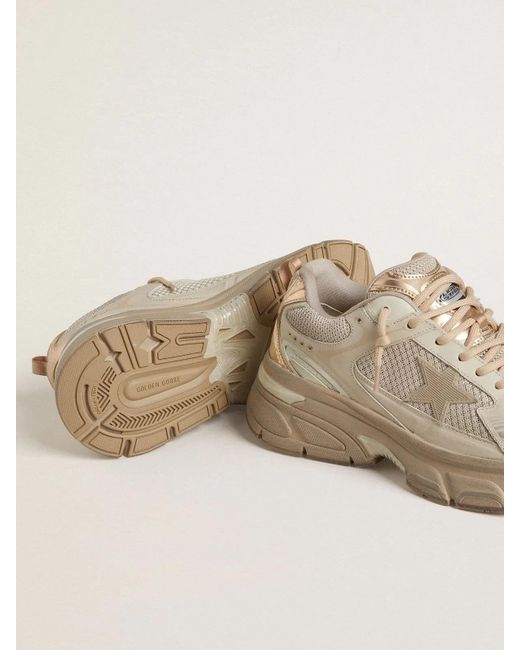 Golden Goose Deluxe Brand Natural Lightstar Lace-Up Sneakers