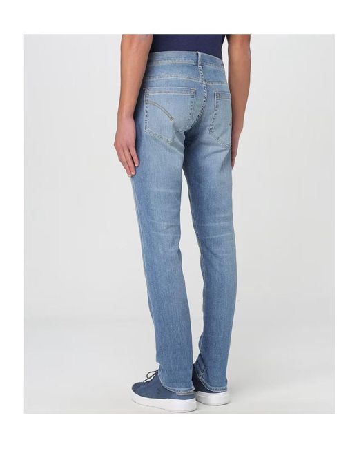 Dondup Blue Five-Pocket Denim Trousers for men