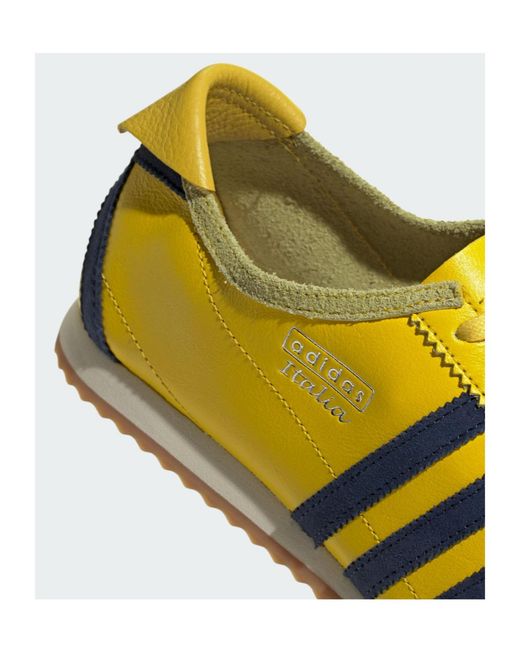 Adidas Originals Yellow Italia 60 Low-Top Sneakers for men