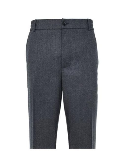 Moncler Blue Straight-Leg Casual Pants for men