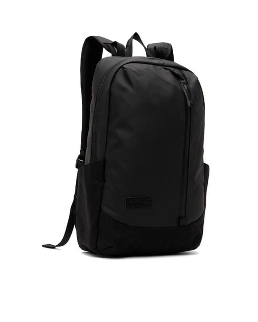 Master Piece Black Logo Backpack for men