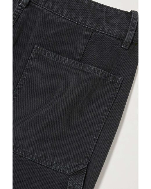 Nili Lotan Black Quentin Belt Loop Jeans