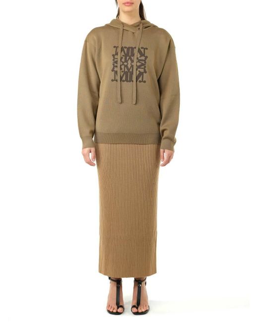 Max Mara Natural Edy Hooded Sweater