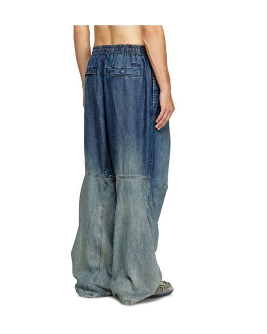 DIESEL Blue D-Pari-S Relaxed Jeans for men