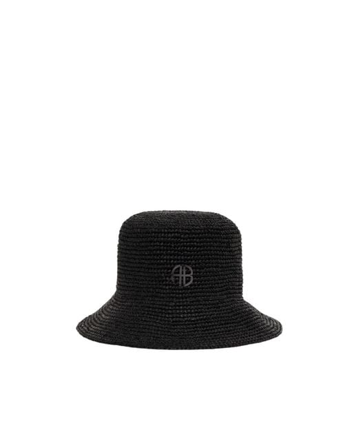 Anine Bing Black Cabana Fisherman's Hat