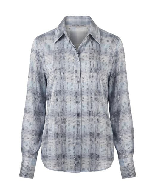Ermanno Scervino Blue Long-Sleeved Shirt