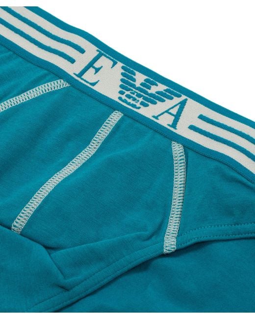 Emporio Armani Blue Elastic Waist Underwear for men