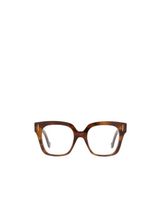 Loewe White Square Frame Glasses