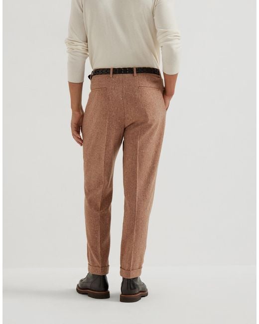 Brunello Cucinelli Multicolor Button-Fastening Trousers for men