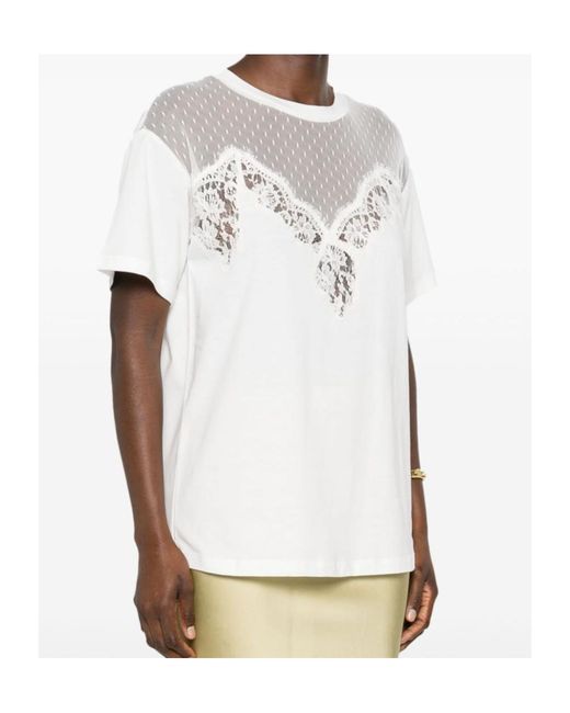 ERMANNO FIRENZE White Short-Sleeved T-Shirt