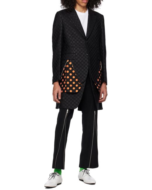 Comme des Garçons Black Comme Des Garçons Homme Plus Zip Detailed Pants for men