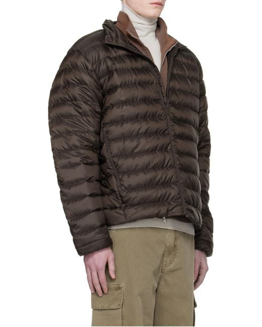 Canada Goose Brown Stand-Collar Down Jacket for men