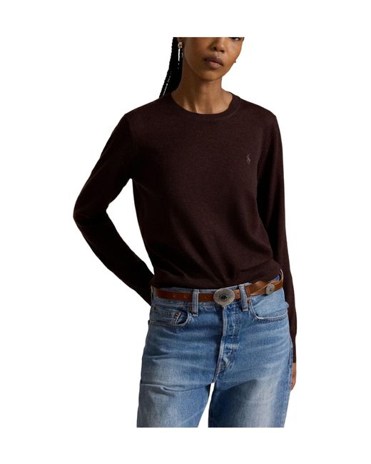 Polo Ralph Lauren Purple Crew Neck Sweater