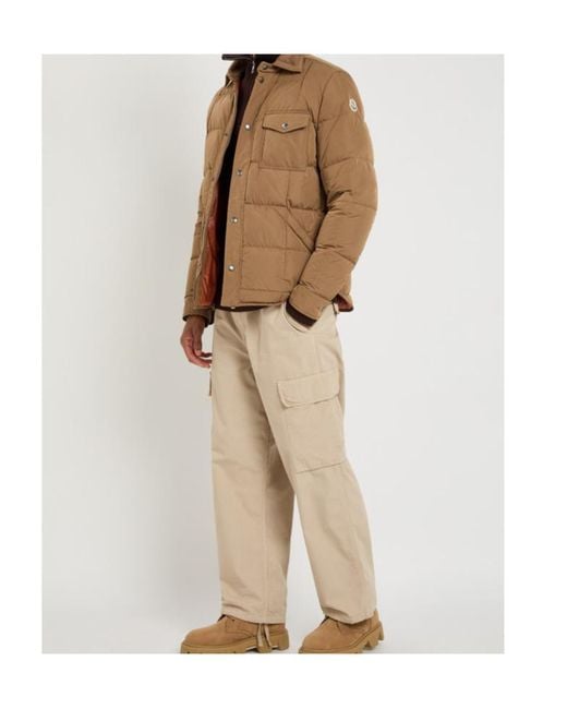 Moncler Brown Marcilly Padded Shell Jacket for men