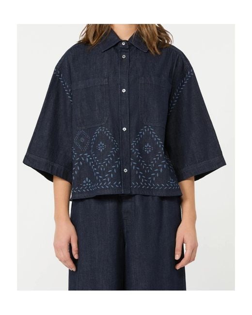 Weekend by Maxmara Blue Boxy Shirt