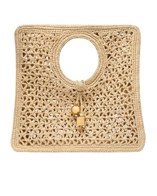 Jacquemus Metallic The Spiaggia Small Square Bag