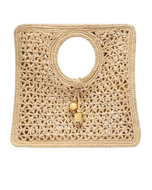 Jacquemus Metallic Small Square Tote