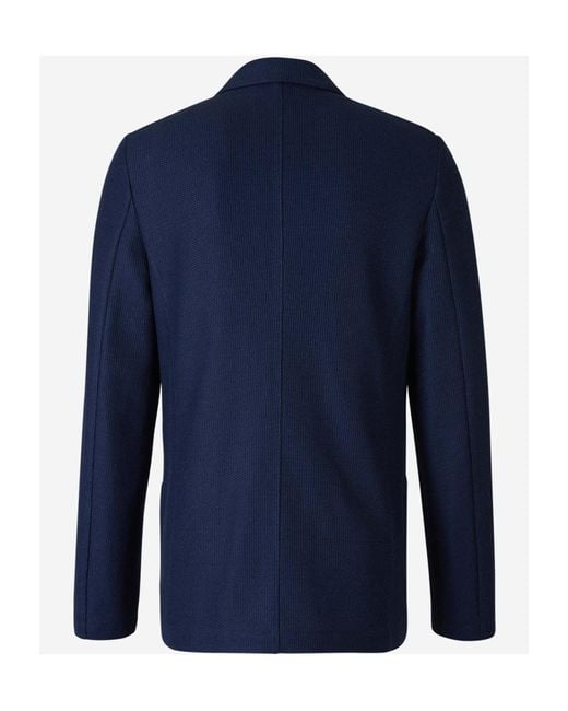 Harris Wharf London Blue Single-Breasted Blazer for men