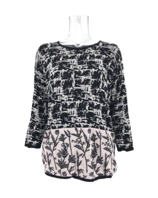 Weekend by Maxmara Black Long-Sleeved Top