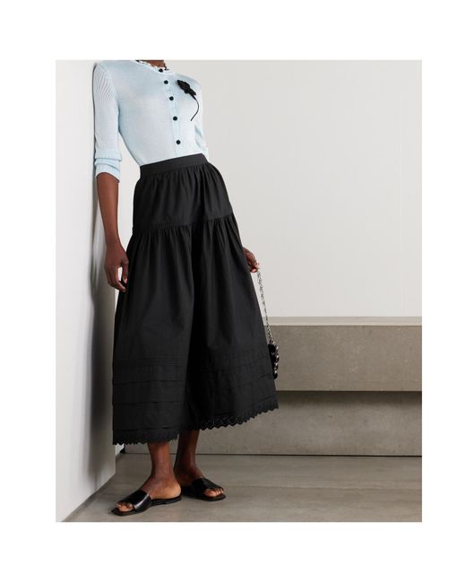 Doen Black High Waist Skirt
