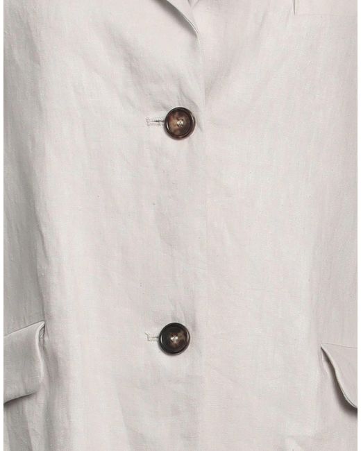 Max Mara Gray Simple Single- Blazer