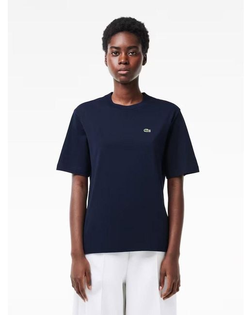 Lacoste Blue Relaxed Fit Soft T-Shirt
