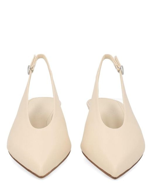 Aeyde Natural Slingback Pumps