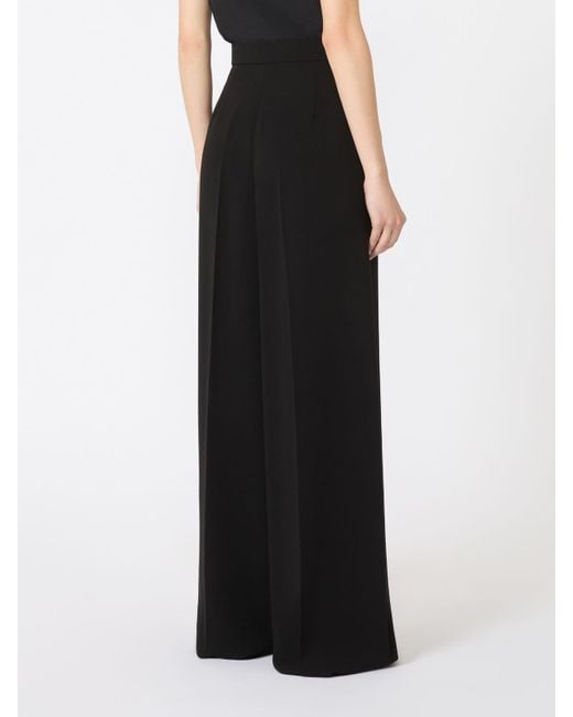 Max Mara Black Compact Cady Trousers
