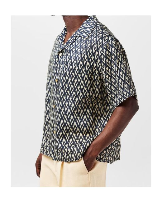 Valentino Black Graphic Print Shirt for men