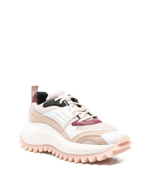 Vic Matié Natural Lace-Up Sneakers